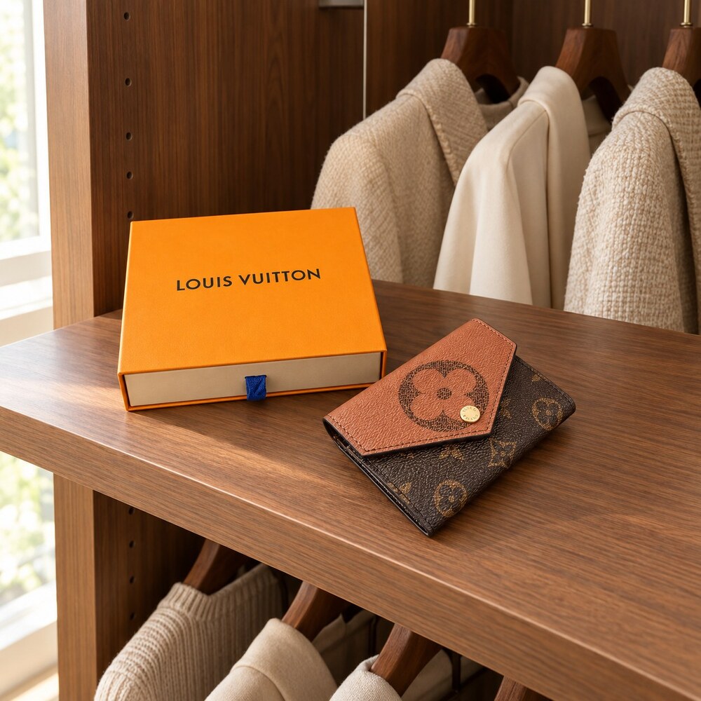 Louis Vuitton Monogram Giant Reverse Envelope Card Holder - Picture 2 of 6